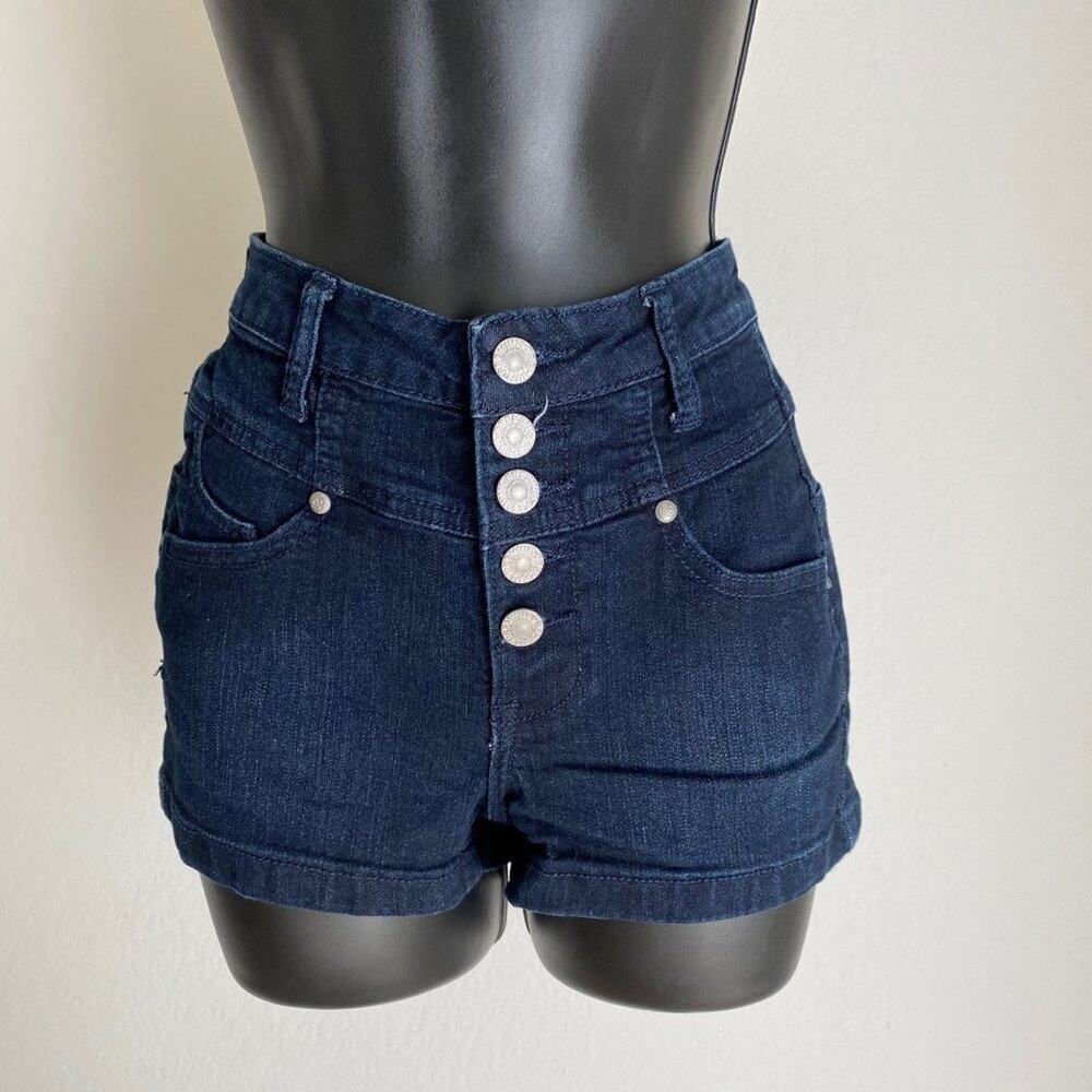 Almost Famous sz 3 high waist short shorts jean shorts‎